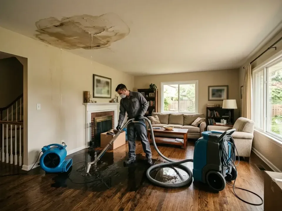 attic-pipe-burst-ceiling-drip-008 — frequently asked questions, Water Damage Restoration & Carpet Care in Delavan Lake, WI